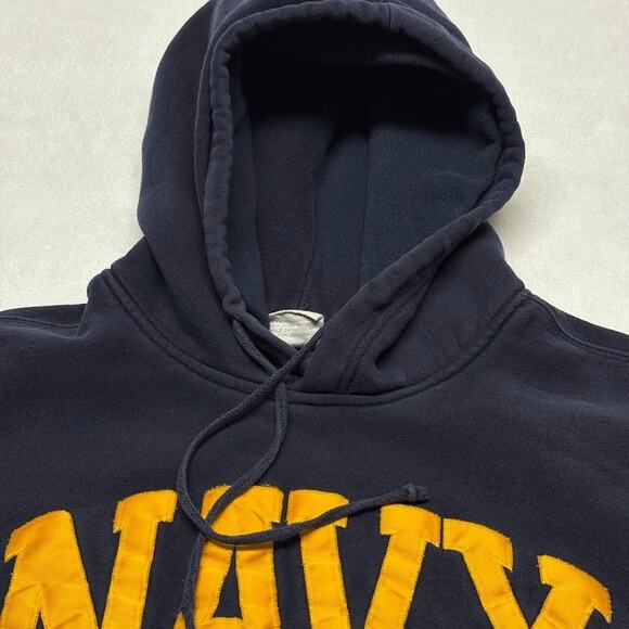 Vintage MV Sport Pro Weave NAVY Academy Reverse Weave Sweatshirt Size S - Picture 10 of 11